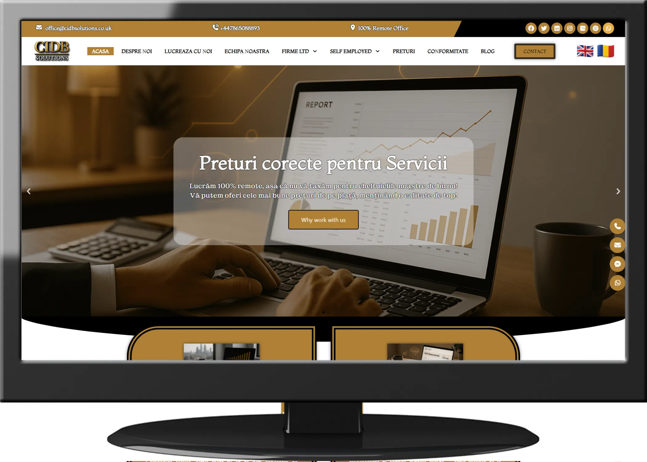Screenshot CIDB Solutions