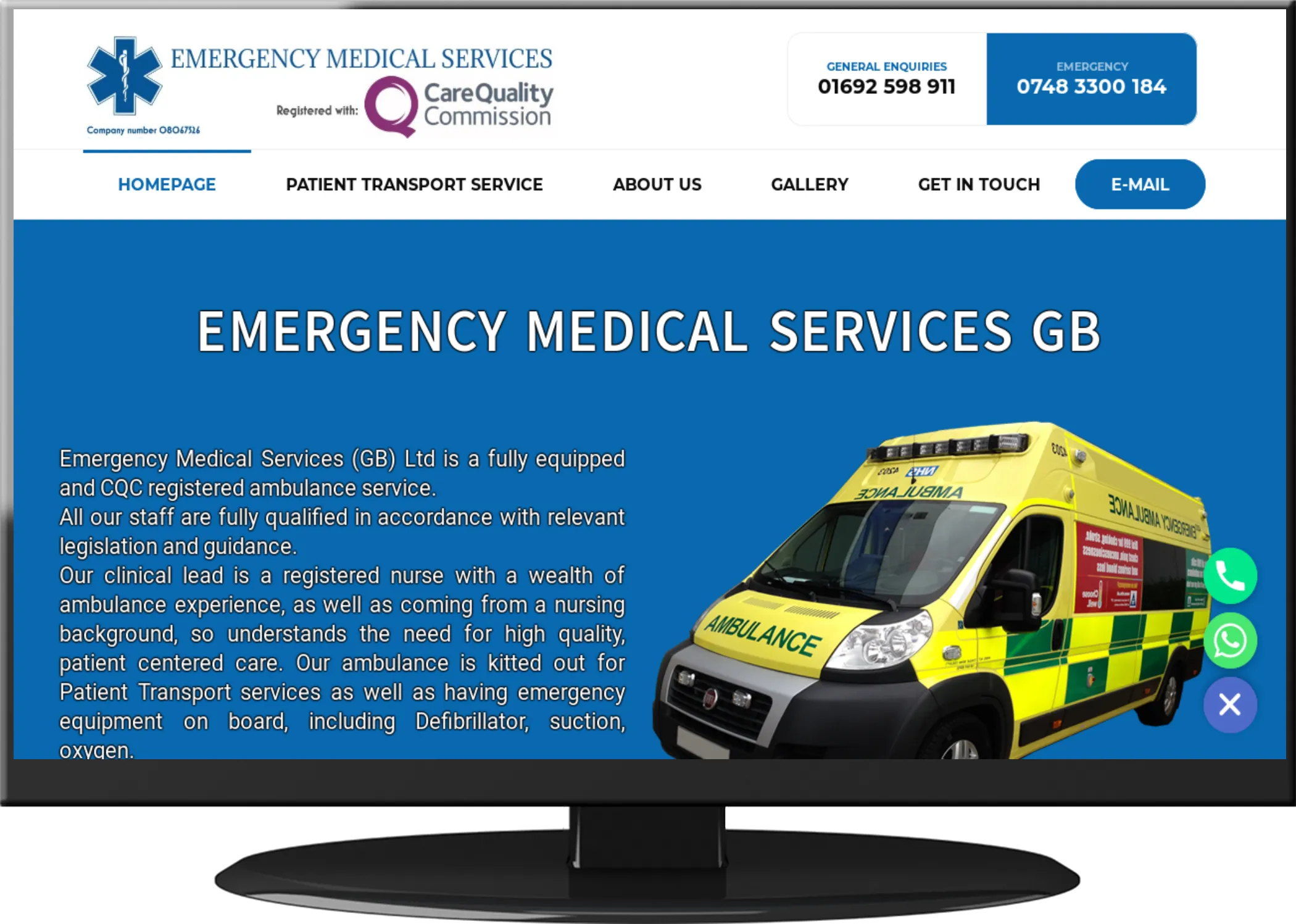 Screenshot Emergency Medical Services GB